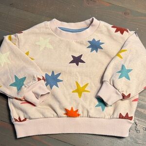 Mini Boden Multicolor Star Kids Sweatshirt
